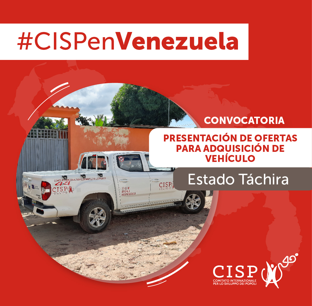 Presentación de ofertas para Adquisición de Vehículo - Convocatoria Cerrada