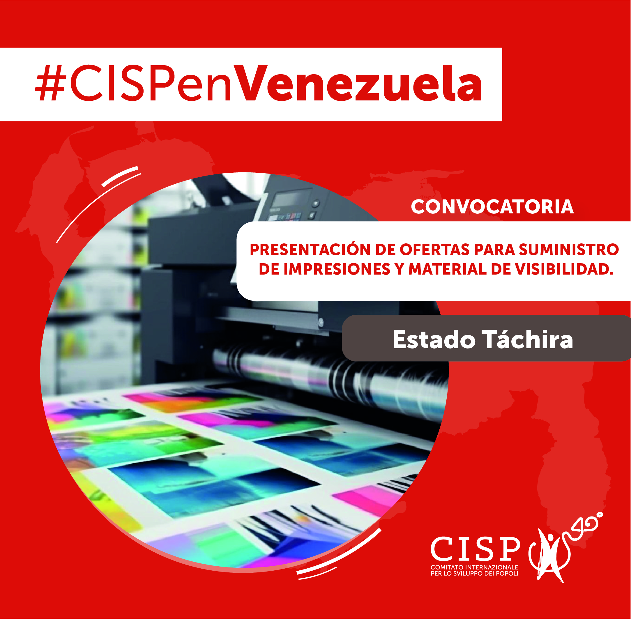 Impresiones y material de visibilidad - Convocatoria Cerrada