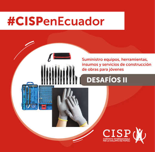 Suministro equipos, herramientas, insumos y servicios de construcción de obras - Convocatoria Cerrada