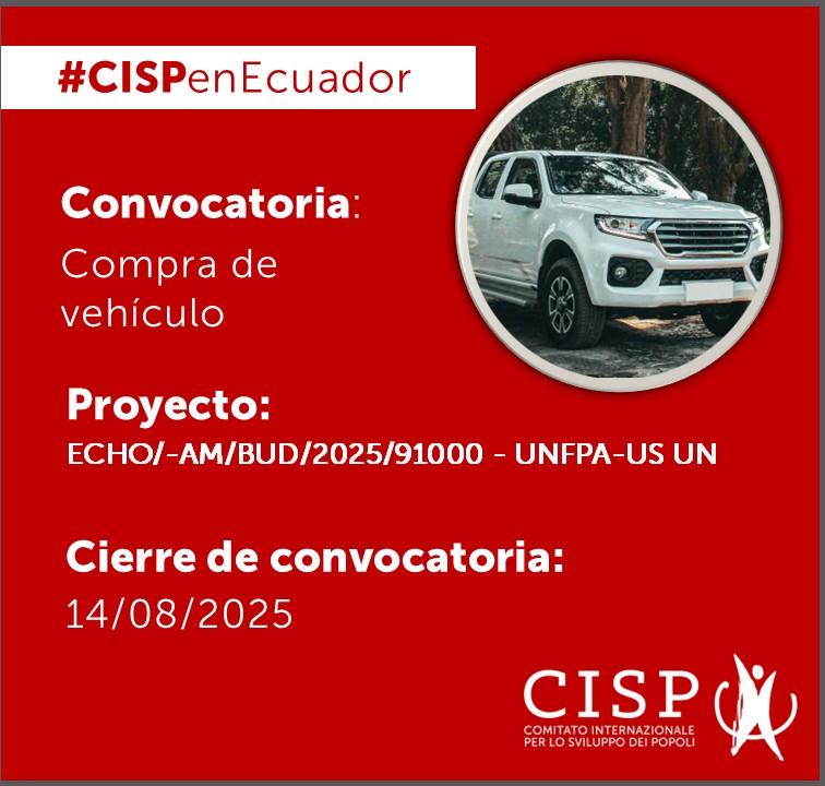 Compra de vehículo usado - Convocatoria Cerrada